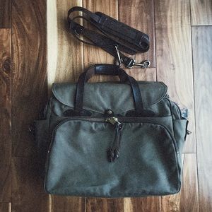 Filson Otter Green Padded Computer Bag